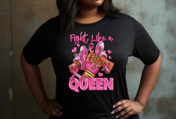 Fight Like A Queen Shirt B&T Kustom Designs