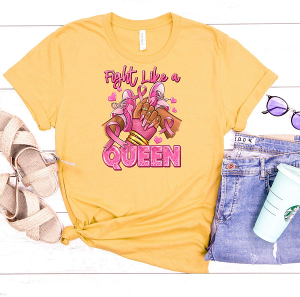 Fight Like A Queen Shirt B&T Kustom Designs