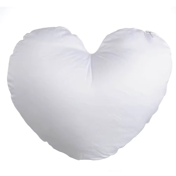 Sublimation Blank Heart Throw Pillow B&T Kustom Designs