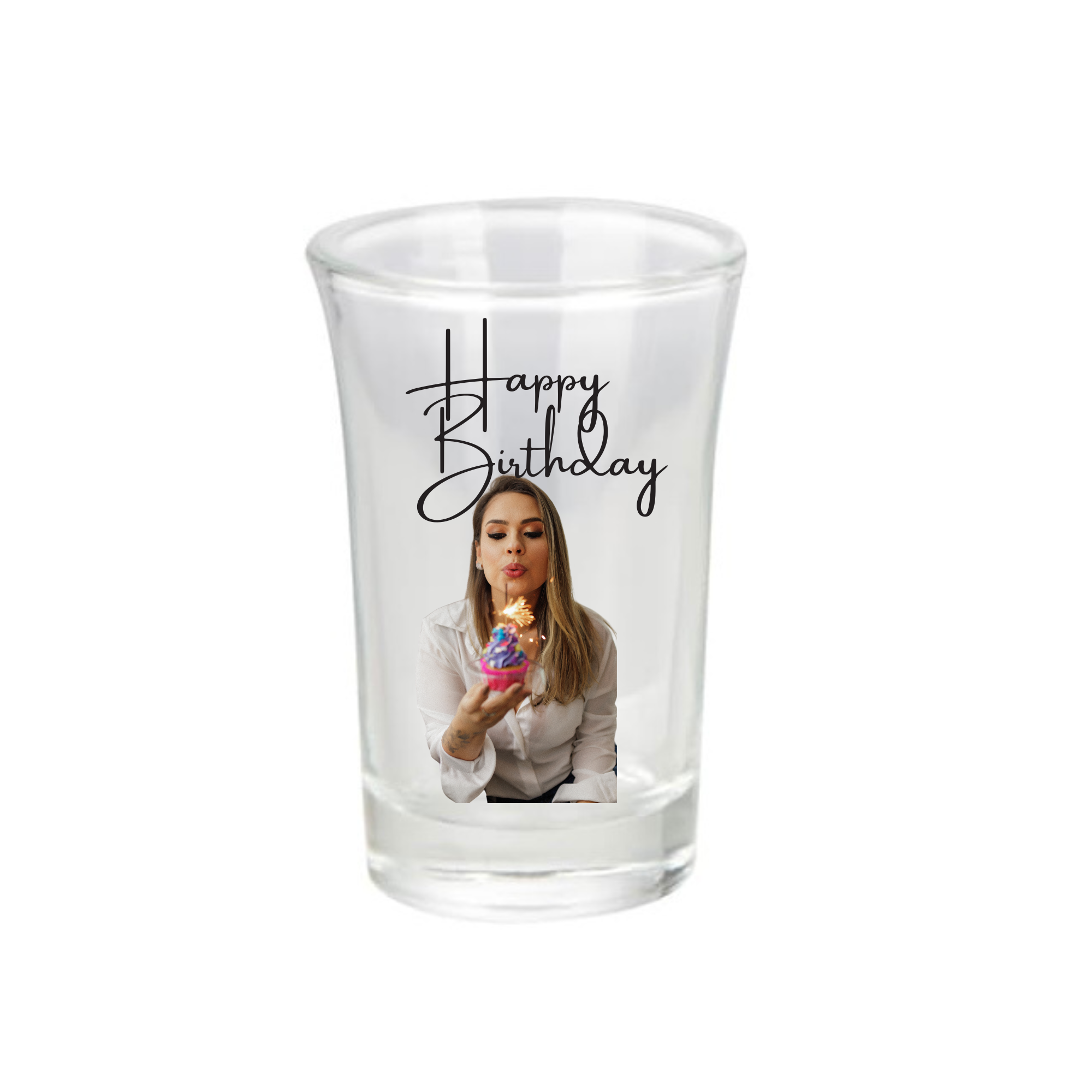 Custom Photo Shot Glass B&T Kustom Designs