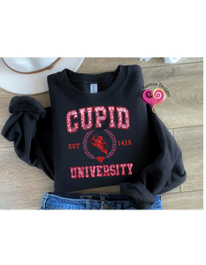 Cupid University Sweater B&T Kustom Designs