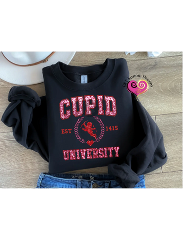 Cupid University Sweater B&T Kustom Designs