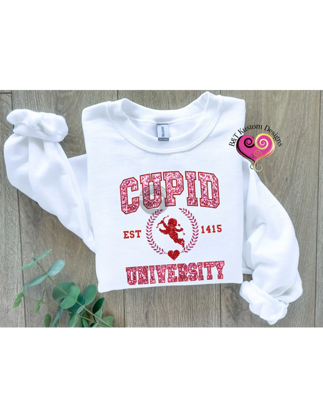 Cupid University Sweater B&T Kustom Designs