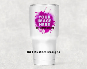 Custom Printed 30oz Tumbler with full color logo