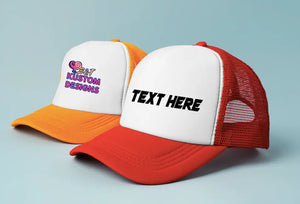 Design Your Own Mesh Baseball Cap, Truckers Hat, various colors