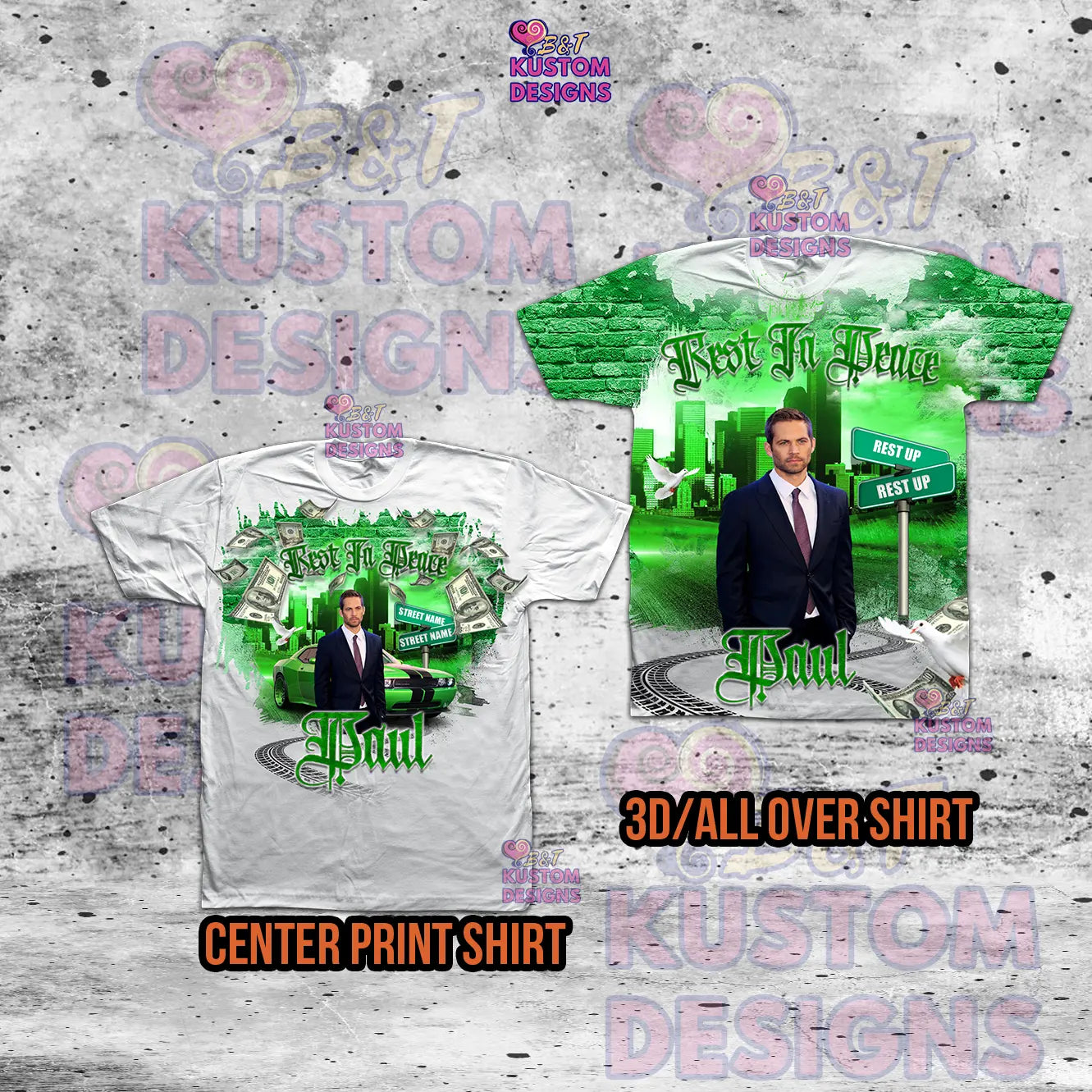 Green Memorial RIP T-Shirt