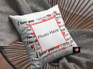 I Love You Photo Pillow