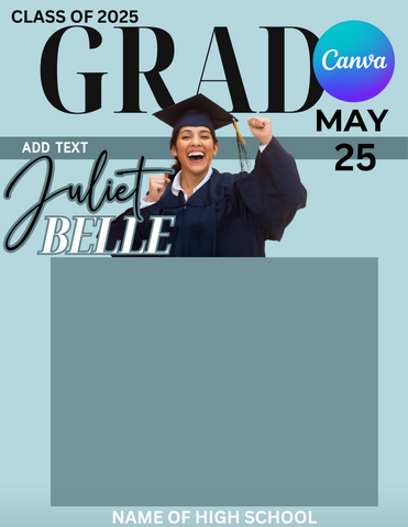 Grad Jumbo Card Template B&T Kustom Designs