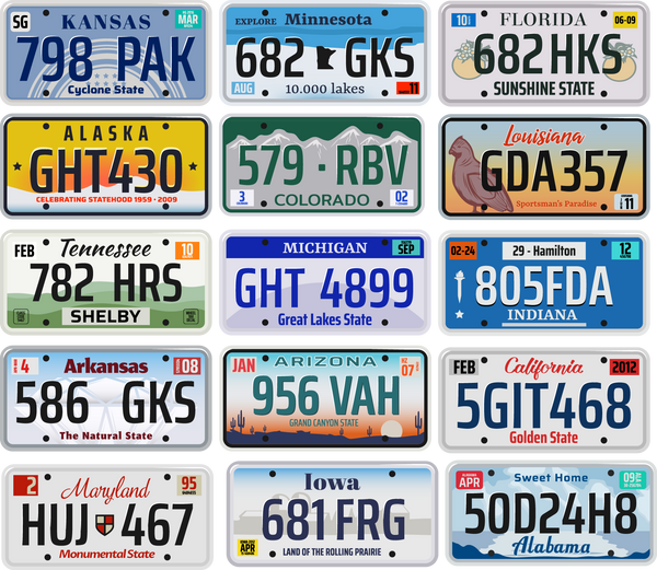 Custom License Plate - 6x12" | Choose Any US State B&T Kustom Designs