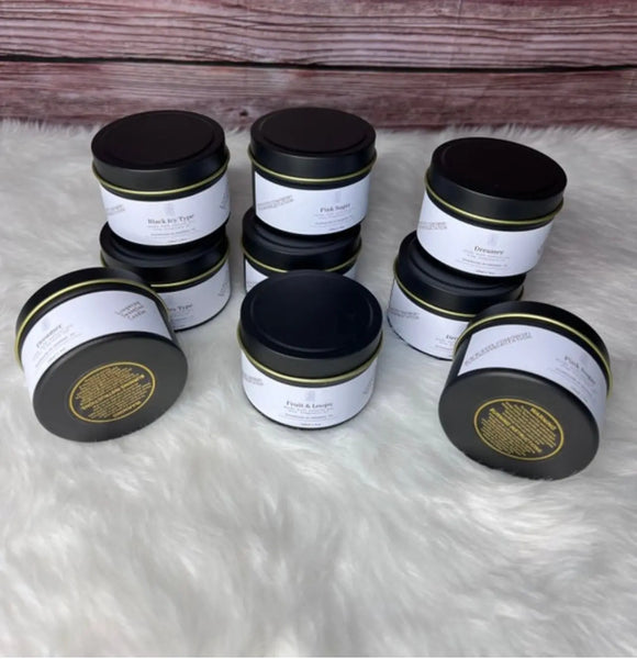 4oz Tin Candles 