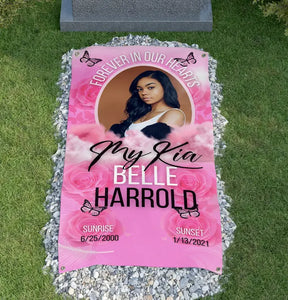 Pink Memorial Blanket B&T Kustom Designs