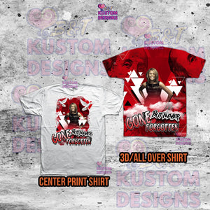 Money background Red Memorial Shirt