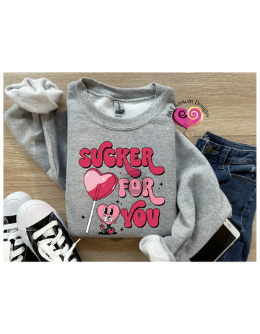 Sucker For You Sweater B&T Kustom Designs